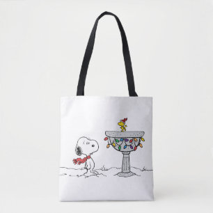 Bolsa Tote Amendoins Snoopy & Woodstock congelado