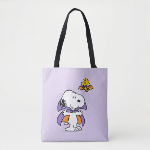 Bolsa Tote Amendoins Snoopy Woodstock Vampiro Halloween