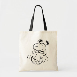 Bolsa Tote Amendoins Uma dança feliz snoopy