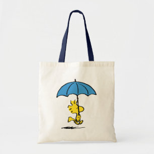 Bolsa Tote Amendoins Woodstock Blue Umbrella
