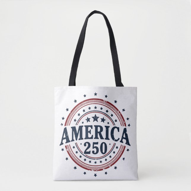 Bolsa Tote America 250 Anniversary Patriotic Stars (Frente)