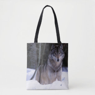 Bolsa Tote América do Norte, Canadá, Canadá Oriental, Lobo ci