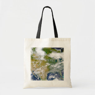 Bolsa Tote América Do Norte Com Fumaça Visível Em Locais.