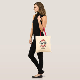 Bolsa Tote América Patriótica 1776-2026 Personalizada