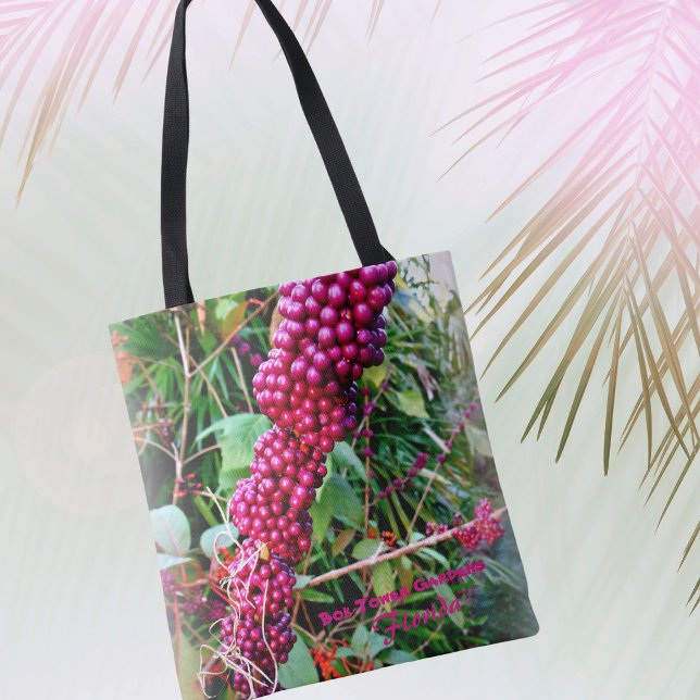 Bolsa Tote American Beautyberry no Bok Tower Gardens na Flóri (Criador carregado)