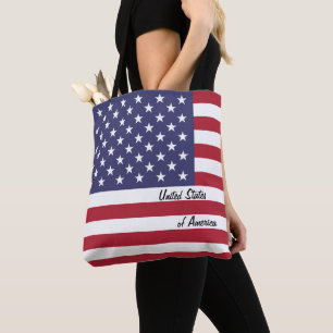 Bolsa Tote American Flag & American fashion/fan esportivo