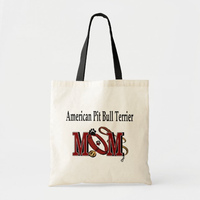 Bolsa Tote American Pit Bull Terrier MOM (Frente)