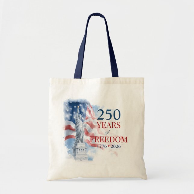 Bolsa Tote America's Semiquincentennial 250 Years Freedom (Frente)