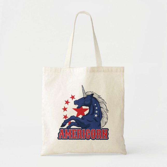 Bolsa Tote Americórnio 4 de julho (Frente)