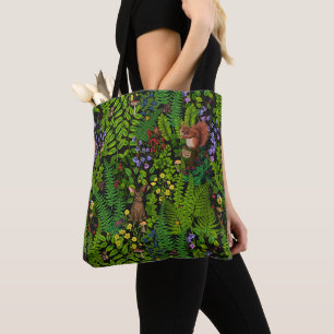 Bolsa Tote Amídalas e plantas florestais