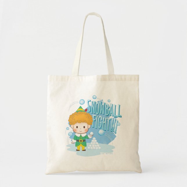 Bolsa Tote Amigo, a Luta do Elf Snowball! (Frente)