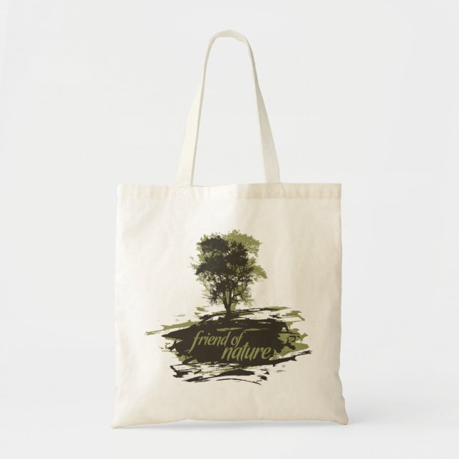 Bolsa Tote Amigo do saco da natureza (Frente)