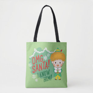 Bolsa Tote Amigo, os Papais noeis do Elf OMG! Eu O Conheço!