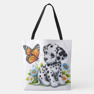 Bolsa Tote Amigos daltáticos/borboletas