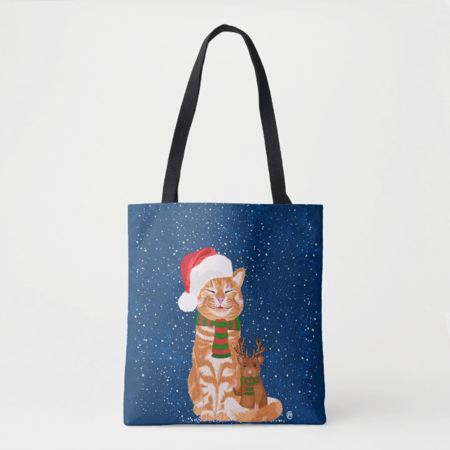 Bolsa Tote Amigos de Natal (Frente)