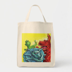 Bolsa Tote Amigos do Dinossauro