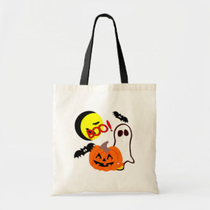 Bolsa Tote Amigos do fantasma do Dia das Bruxas