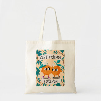 Bolsa Tote Amigos Fofos de Casca de Laranja