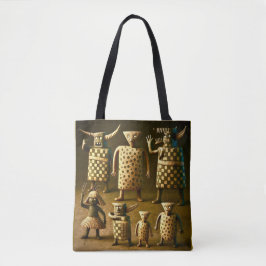 Bolsa Tote Amigos ímpares - Poster de pontos e verificadores 