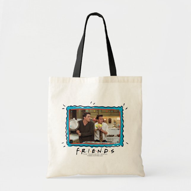 Bolsa Tote AMIGOS™ | Joey & Chandler Assustados (Frente)