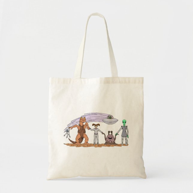 Bolsa Tote Amigos Não Importa As Diferenças (Frente)