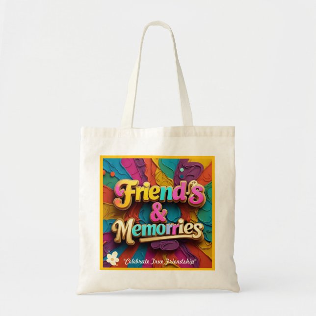 Bolsa Tote "Amizade Espontilhada" (Frente)