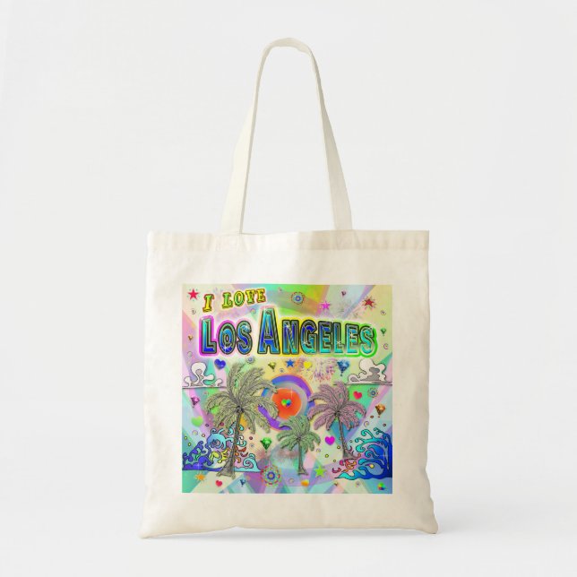 Bolsa Tote Amo Los Angeles Sonho Profundo Saco (Frente)
