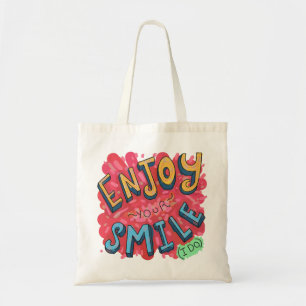 Bolsa Tote Amo Seu Sorriso (Eu Faço)