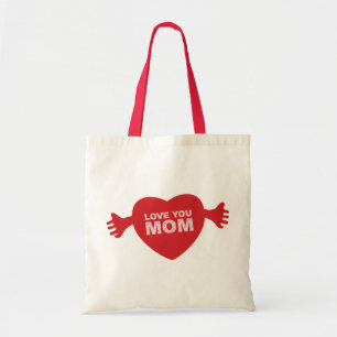 Bolsa Tote Amo-te Mãe Heart