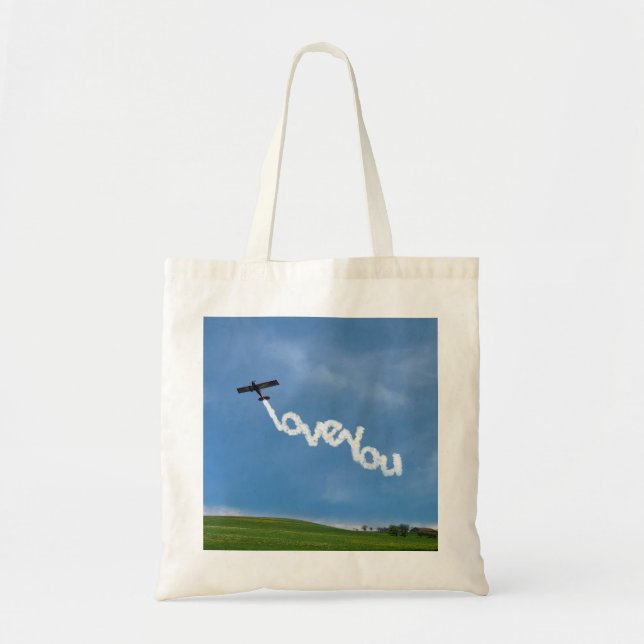 Bolsa Tote Amo Você Escrita Escrita Escrita (Frente)