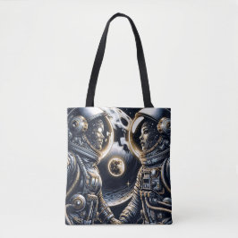 Bolsa Tote Amo Você para a Lua e de Volta | Astronautas
