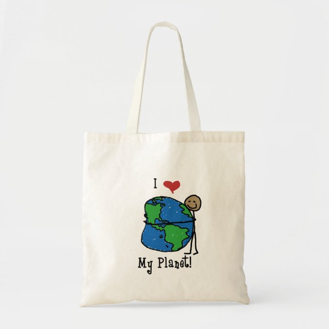 Bolsa Tote Amor 2 do planeta (Frente)
