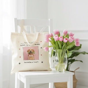Bolsa Tote Amor à Primeira Latida Sacola Personalizada para C