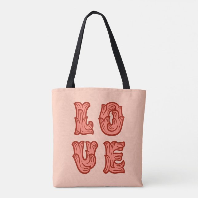 Bolsa Tote Amor a Rosa (Verso)