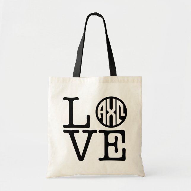 Bolsa Tote Amor alfa de Omega | do qui (Frente)