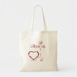 Bolsa Tote Amor Amor Amor Heart Namorados