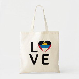 Bolsa Tote Amor - Antígua e Barbuda Flag