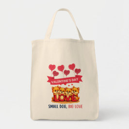Bolsa Tote Amor aos cães da Pomerânia