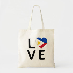 Bolsa Tote Amor - Bandeira das Filipinas