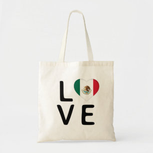 Bolsa Tote Amor - Bandeira do México