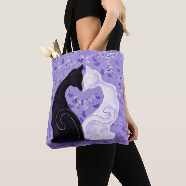 Bolsa Tote Amor Bonito - Adicione Sua Foto / Texto / Nome (Close Up)