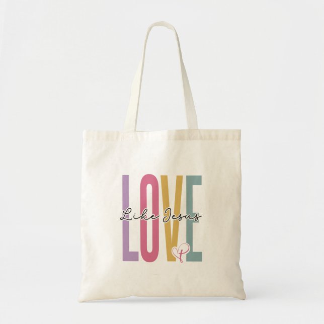 Bolsa Tote Amor Como Jesus (Frente)