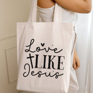 Bolsa Tote Amor Como Jesus Cristo Fé Cristão