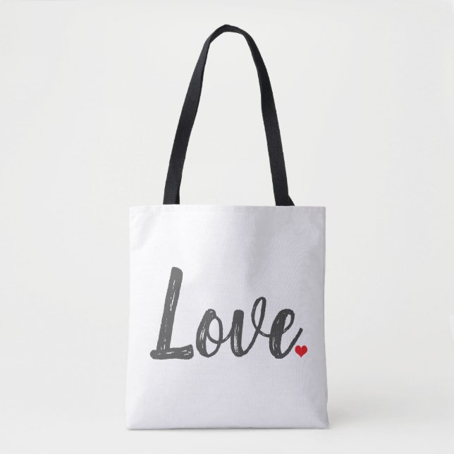 BOLSA TOTE AMOR CORAÇÃO (Frente)
