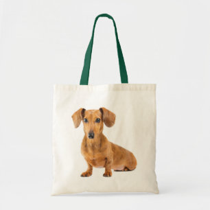 Bolsa Tote Amor Dachshund Puppy Dog Canvas Saco