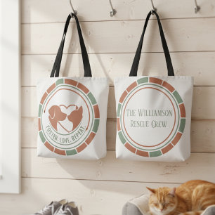 Bolsa Tote Amor de Adoção Repita Defesa da Família Resgate