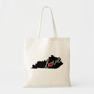 Bolsa Tote Amor de Kentucky! Presentes para amantes das KY