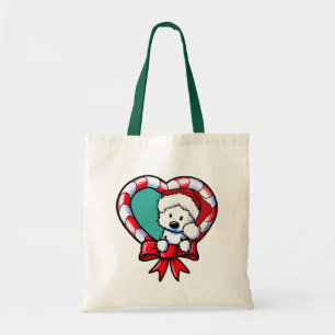 Bolsa Tote Amor de Natal KiniArt Westie