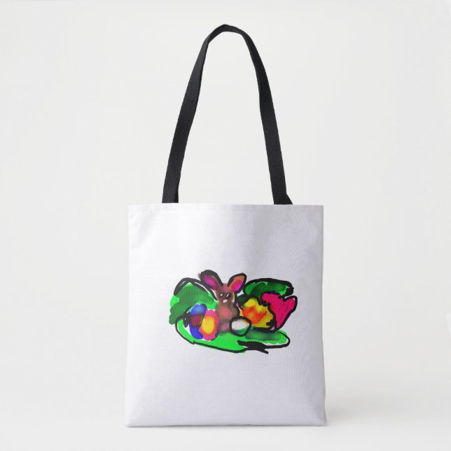 Bolsa Tote Amor de primavera do coelho (Frente)