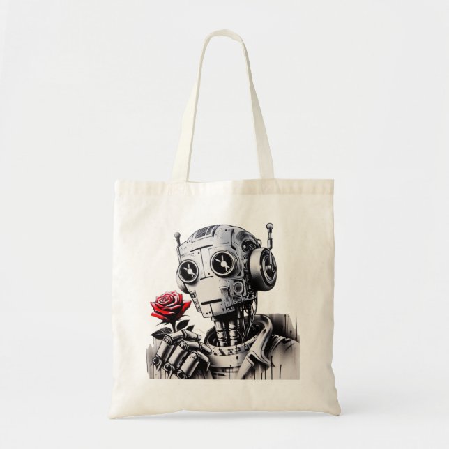 Bolsa Tote Amor de Robô 01 (Frente)